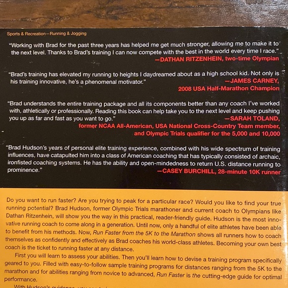 Run Faster From 5K to the Marathon How to Be Your Own Best Coach - Picture 4 of 4